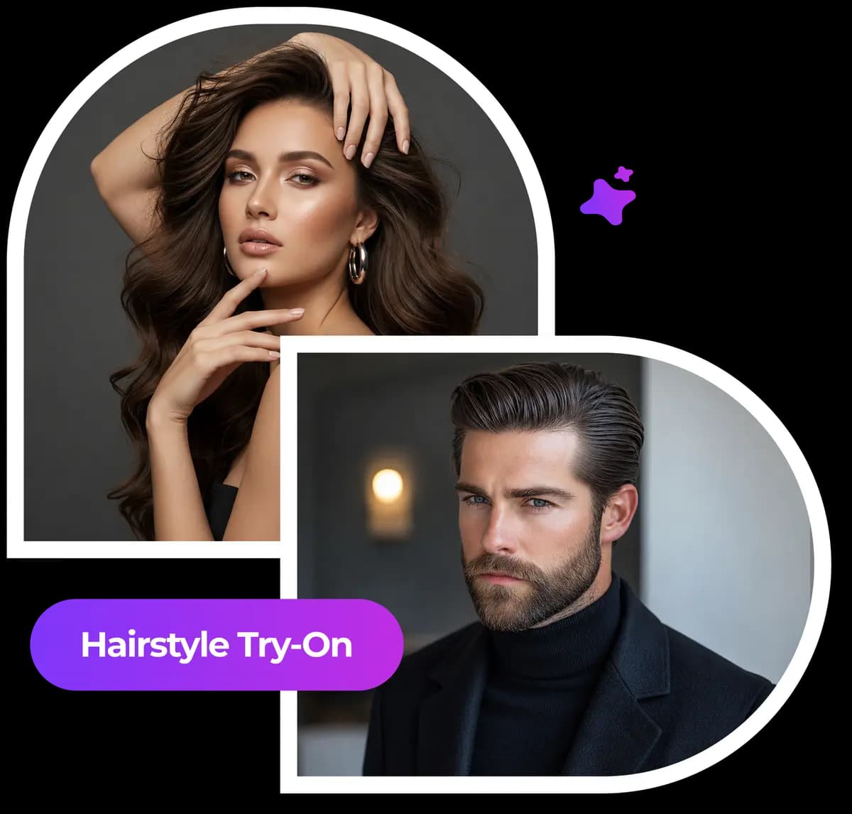 Definition of a hairstyle try on app